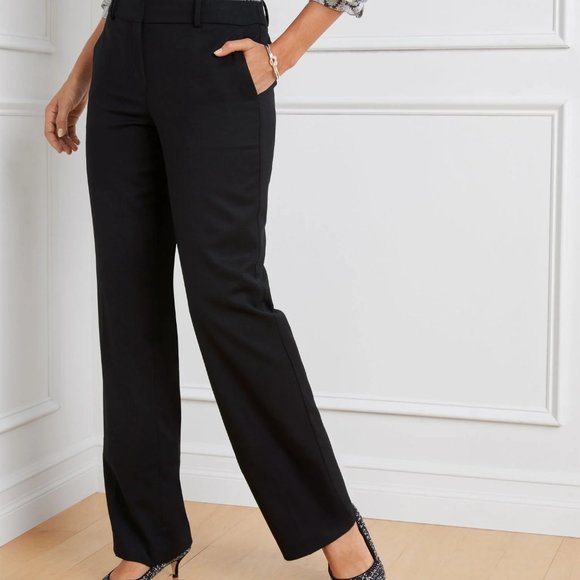 Talbots Pants - Talbots Italian Flannel Wool Wide Leg Pants